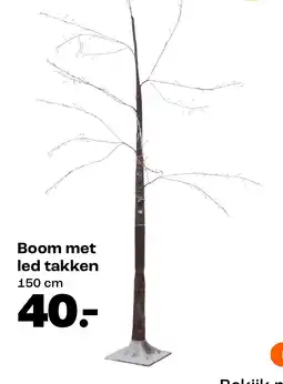 Kwantum Boom met led takken aanbieding