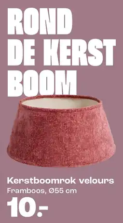 Kwantum Kerstboomrok velours aanbieding