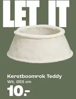 Kwantum Kerstboomrok Teddy aanbieding