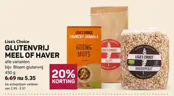 Ekoplaza Lisa's Choice meel of haver aanbieding