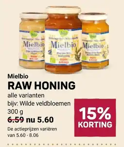 Ekoplaza Mielbio RAW HONING aanbieding