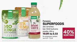 Ekoplaza Purasana SUPERFOODS aanbieding