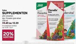Ekoplaza Salus Floradix IJzer aanbieding