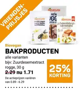 Ekoplaza Biovegan bakproducten aanbieding