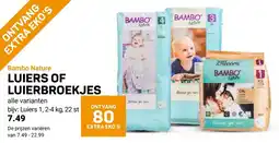 Ekoplaza Bambo Nature Luiers of luierbroekjes aanbieding