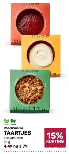 Ekoplaza Rose&Vanilla taartjes aanbieding