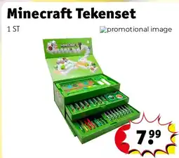 Kruidvat Minecraft Tekenset aanbieding