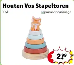 Kruidvat Houten Vos Stapeltoren aanbieding