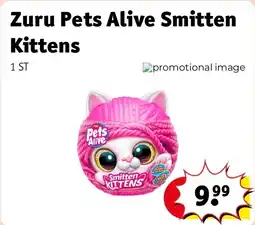 Kruidvat Zuru Pets Alive Smitten Kittens aanbieding