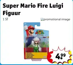 Kruidvat Super Mario Fire Luigi Figuur aanbieding