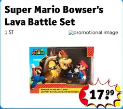 Kruidvat Super Mario Bowser's Lava Battle Set aanbieding