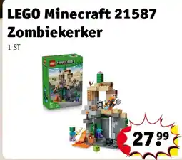Kruidvat LEGO Minecraft 21587 Zombiekerker aanbieding