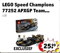 Kruidvat LEGO Speed Champions 77252 APXGP Team Racewagen uit F1 The Movie aanbieding
