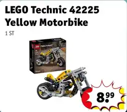 Kruidvat LEGO Technic 42225 Yellow Motorbike aanbieding