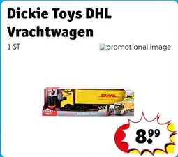 Kruidvat Dickie Toys DHL Vrachtwagen aanbieding