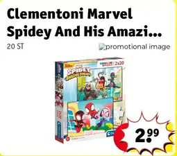 Kruidvat Clementoni Marvel Spidey And His Amazing Friends Supercolor Puzzels aanbieding