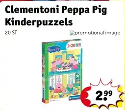 Kruidvat Clementoni Peppa Pig Kinderpuzzels aanbieding