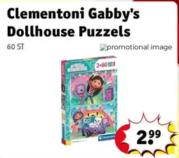 Kruidvat Clementoni Gabby's Dollhouse Puzzels aanbieding