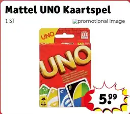 Kruidvat Mattel UNO Kaartspel aanbieding