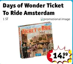 Kruidvat Days of Wonder Ticket To Ride Amsterdam aanbieding