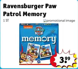 Kruidvat Ravensburger Paw Patrol Memory aanbieding