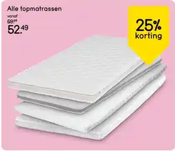 Leen Bakker Alle topmatrassen aanbieding