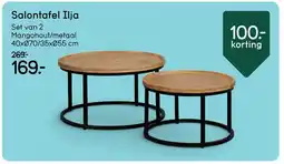 Leen Bakker Salontafel Ilja aanbieding