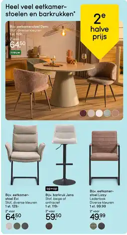 Leen Bakker Bijv. eetkamerstoel Demi aanbieding