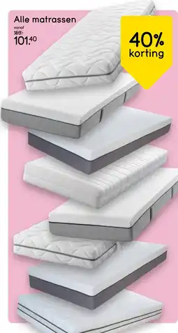 Leen Bakker Alle matrassen aanbieding