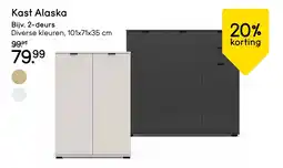 Leen Bakker Kast Alaska aanbieding