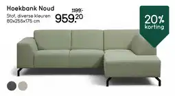 Leen Bakker Hoekbank Noud aanbieding