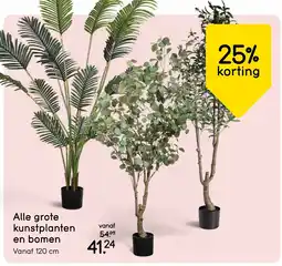Leen Bakker Alle grote kunstplanten en bomen aanbieding