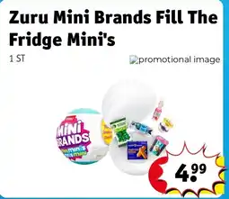 Kruidvat Zuru Mini Brands Fill The Fridge Mini's aanbieding