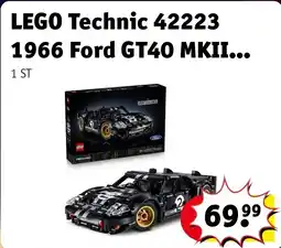 Kruidvat LEGO Technic 42223 1966 Ford GT40 MKII Racewagen aanbieding