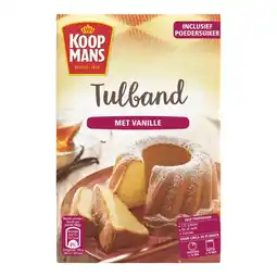 Albert Heijn Koopmans Mix voor tulband cake aanbieding
