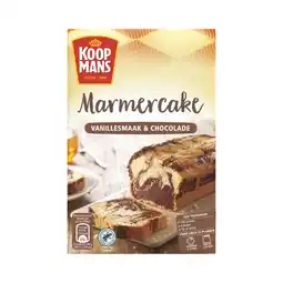 Albert Heijn Koopmans Marmercake vanillesmaak & chocolade aanbieding