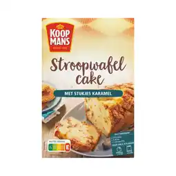Albert Heijn Koopmans Stroopwafel cake met stukjes karamel aanbieding