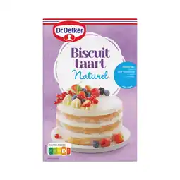 Albert Heijn Dr. Oetker Basismix biscuittaart aanbieding