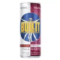 Albert Heijn Bullit Energy drink suikervrij rode bessen aanbieding