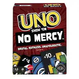 Albert Heijn Mattel Uno No Mercy aanbieding