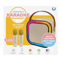 Albert Heijn Vision Karaoke Speaker Set aanbieding