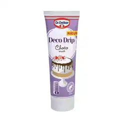 Albert Heijn Dr. Oetker Deco drip choco smaak aanbieding