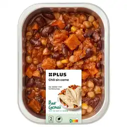 PLUS PLUS Chili sin carne zoet aardappel aanbieding