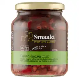PLUS Smaakt Bonen en linzenmix bio aanbieding