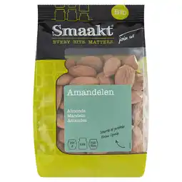PLUS Smaakt Amandelen bio aanbieding