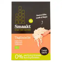 PLUS Smaakt Less carb konjac tagliatelle - bio aanbieding
