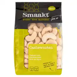 PLUS Smaakt Cashewnoten biologisch aanbieding