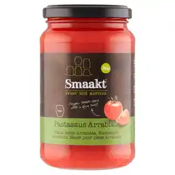 PLUS Smaakt Pastasaus arrabiata bio aanbieding