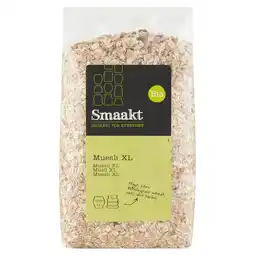PLUS Smaakt Muesli XL 1500g - bio aanbieding
