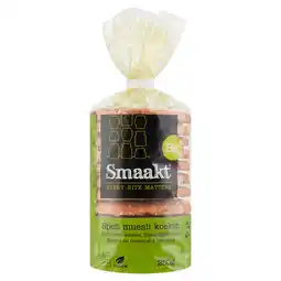 PLUS Smaakt Spelt mueslikoeken biologisch aanbieding